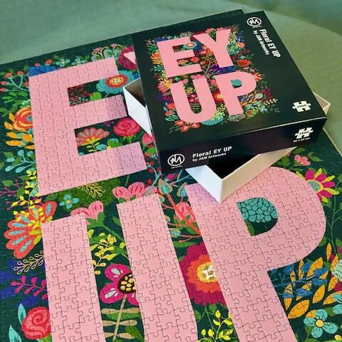 Ey Up Floral Jigsaw