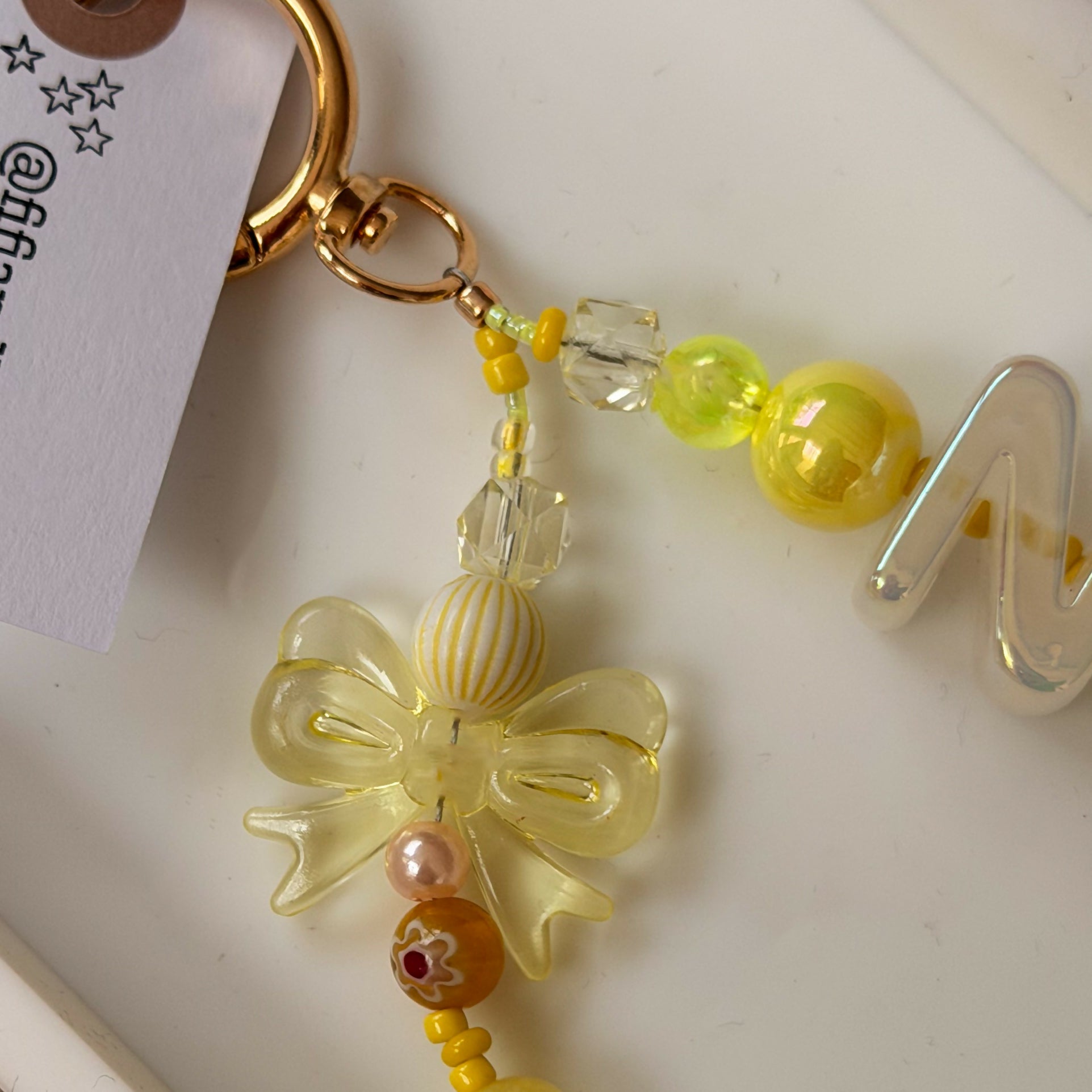 Fifi & Bo Bag Charm Initial N
