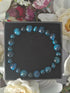 Blue Tiger's Eye Crystal Bead Bracelet