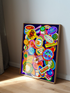 Fruit Sticker Art Print