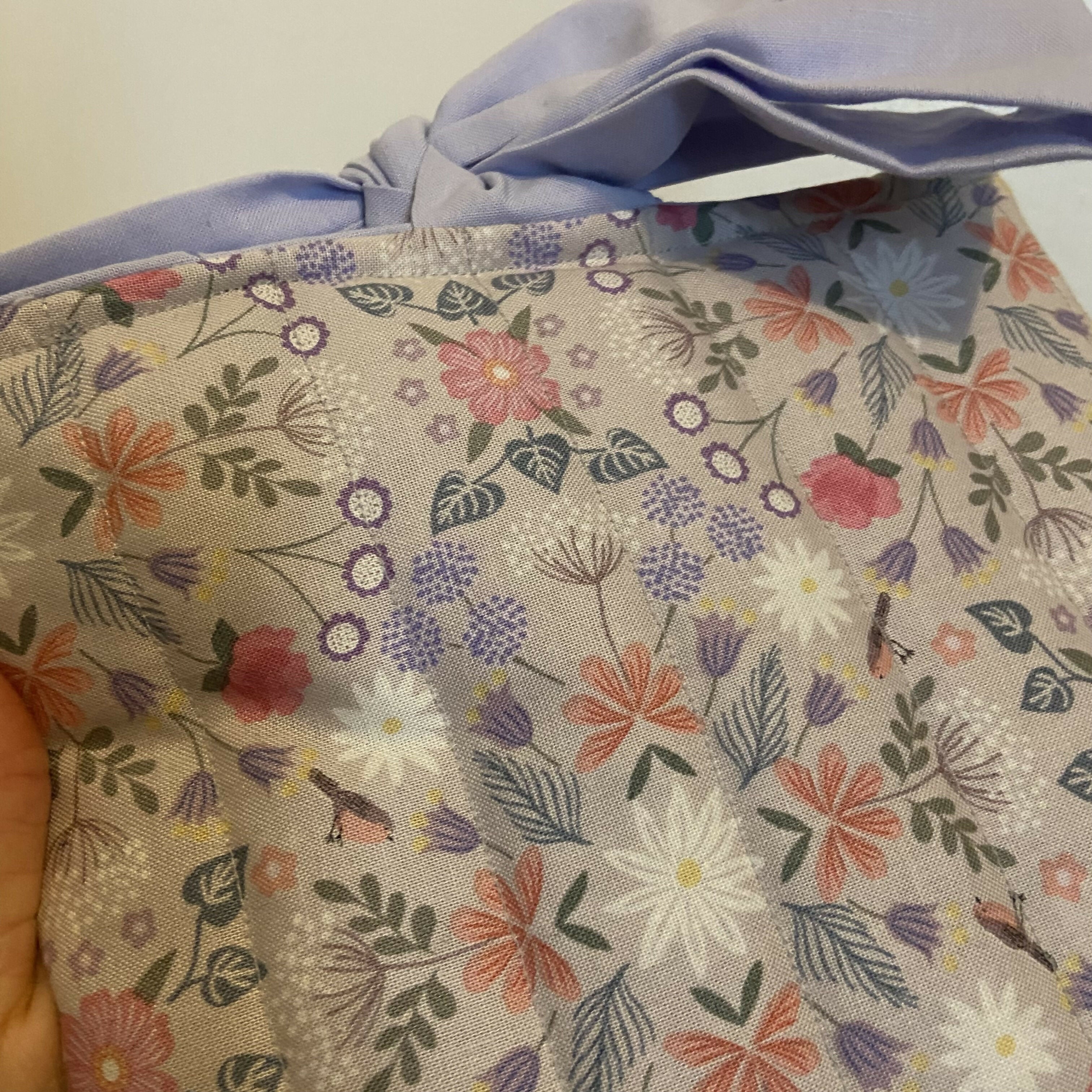 Lilac Floral Print Kindle Pouch
