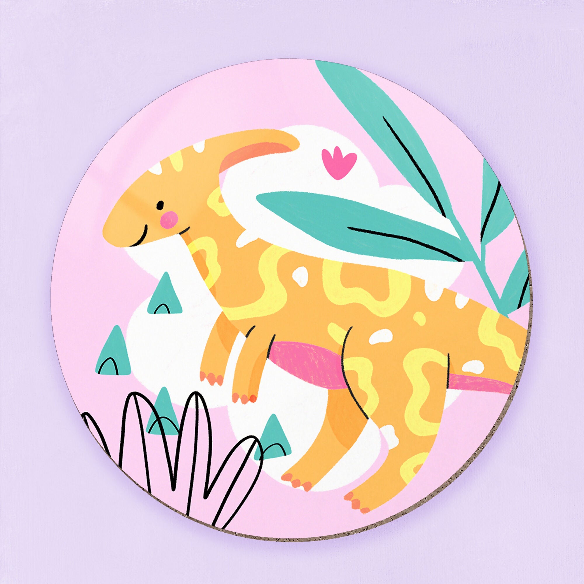 Orange Dinosaur Coaster