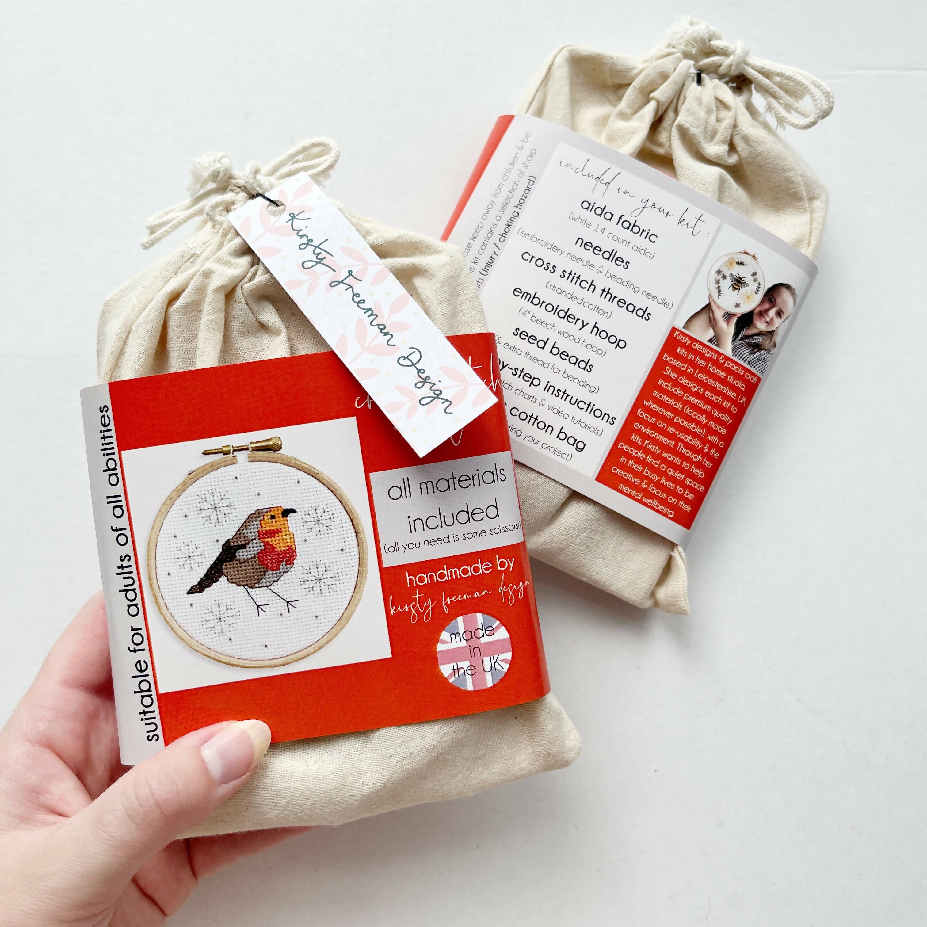 Robin Christmas Cross Stitch Kit