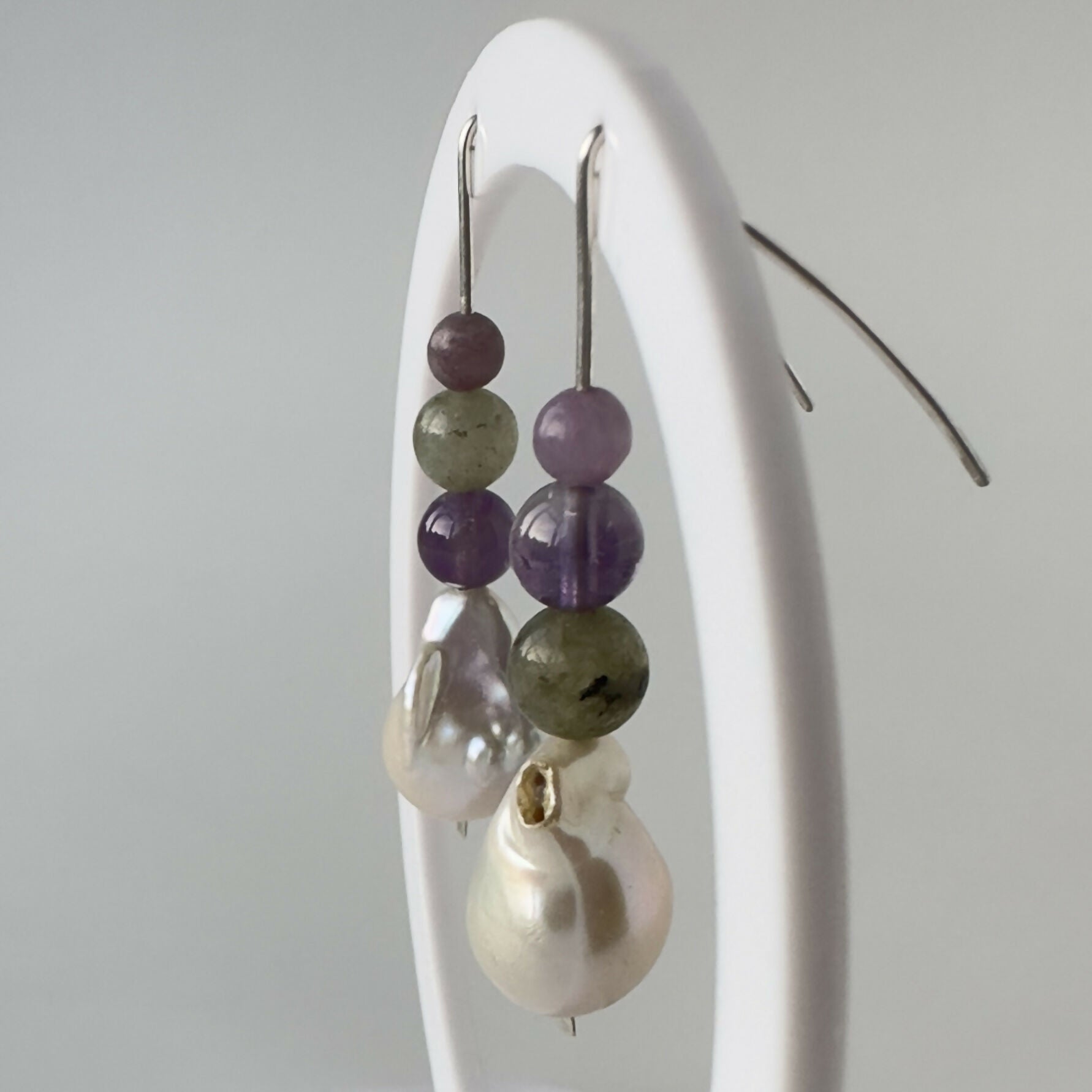 ILLUMINATE EARRINGS | STERLING SILVER & STONE EARRINGS FOR PERCEPTION