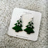 Christmas Tree Clay Earrings