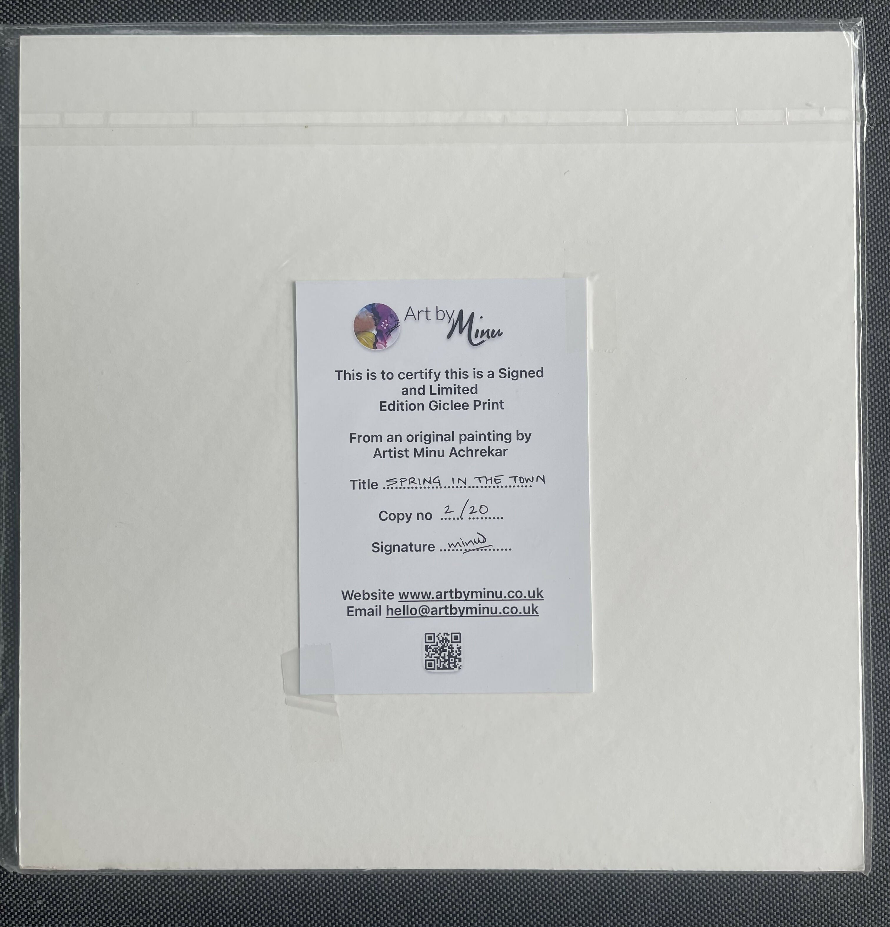 Spring in The Town - Limited Edition Print