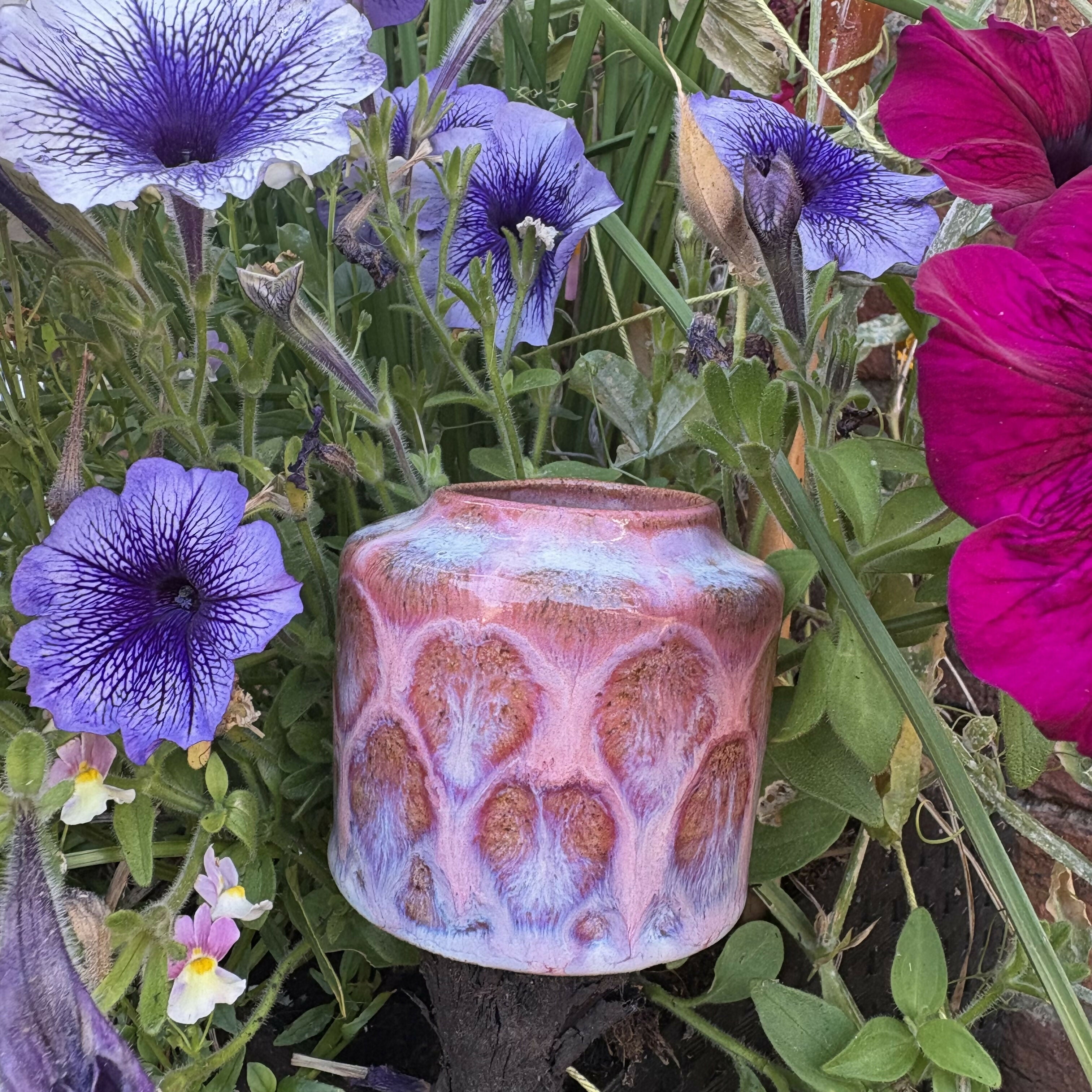 Pink Patterned Pot