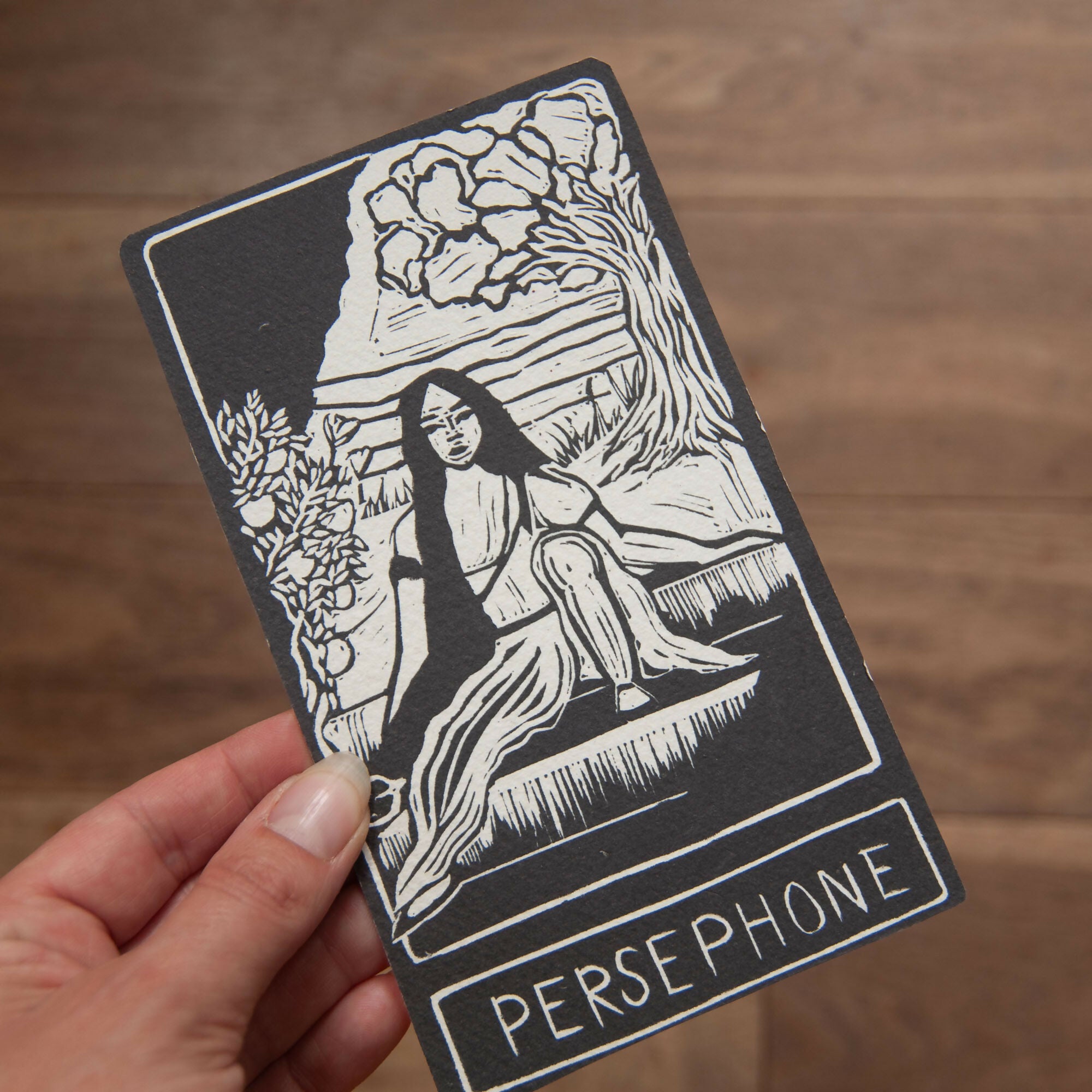 PERSEPHONE GODDESS ALTAR CARD