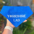 Yorkshire Lad Blue Snap on/Slip on Dog Bandana