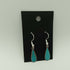 Blue Tear Drop Enamel Earrings