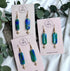 Ocean Dream Collection - Long Star Polymer Clay Earrings