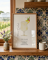 Pina Colada Recipe Cocktail Art Print