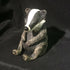 Sitting Badger Sculpture