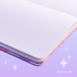Hardcover Journal - Pink Fish Cosmic Swim