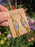 FORGET ME NOT BIRD EARRINGS