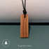 Natural Grain Wood Pendant