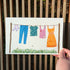 Beauty In The Ordinary - Washing Line Collage