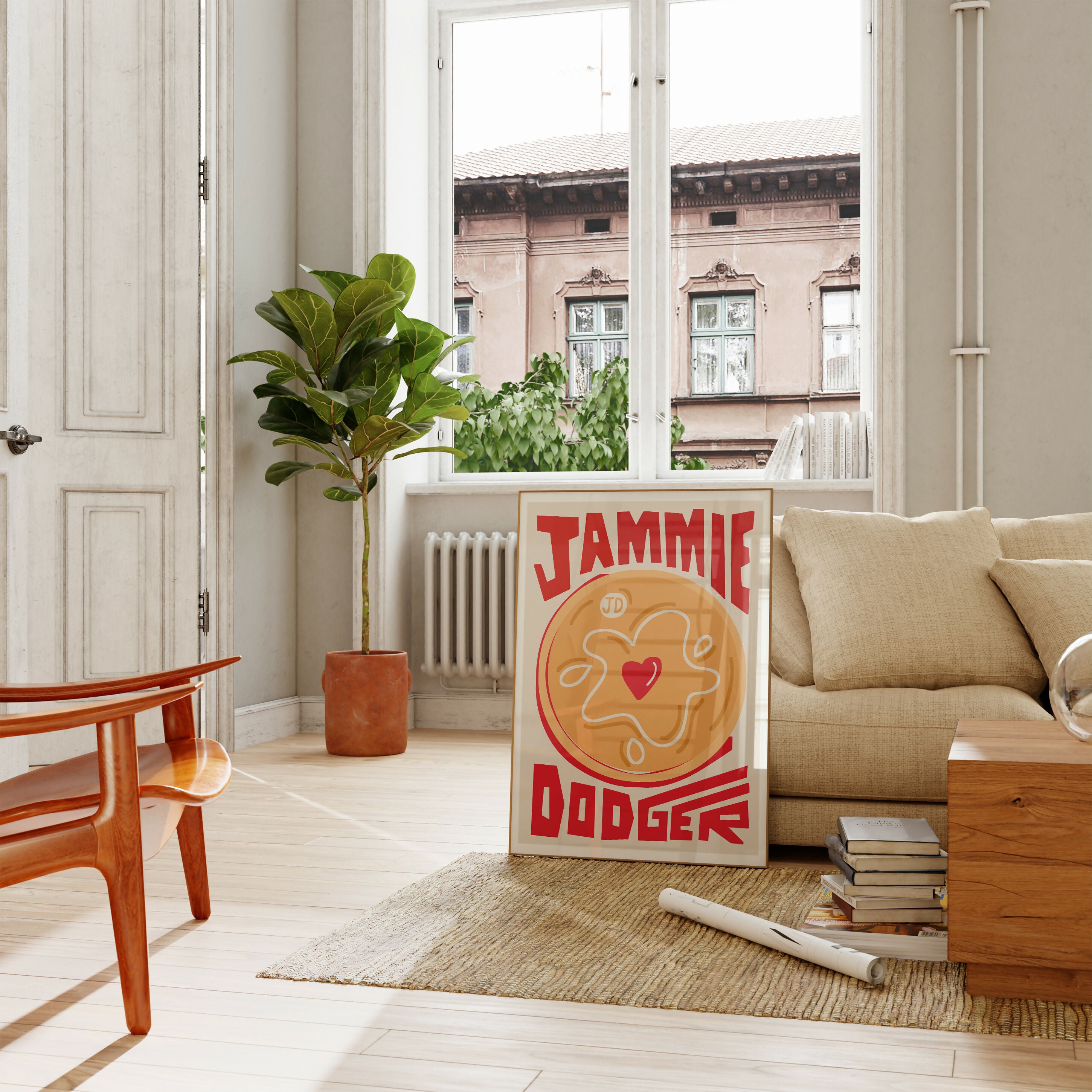 Jammie Dodger Art Print