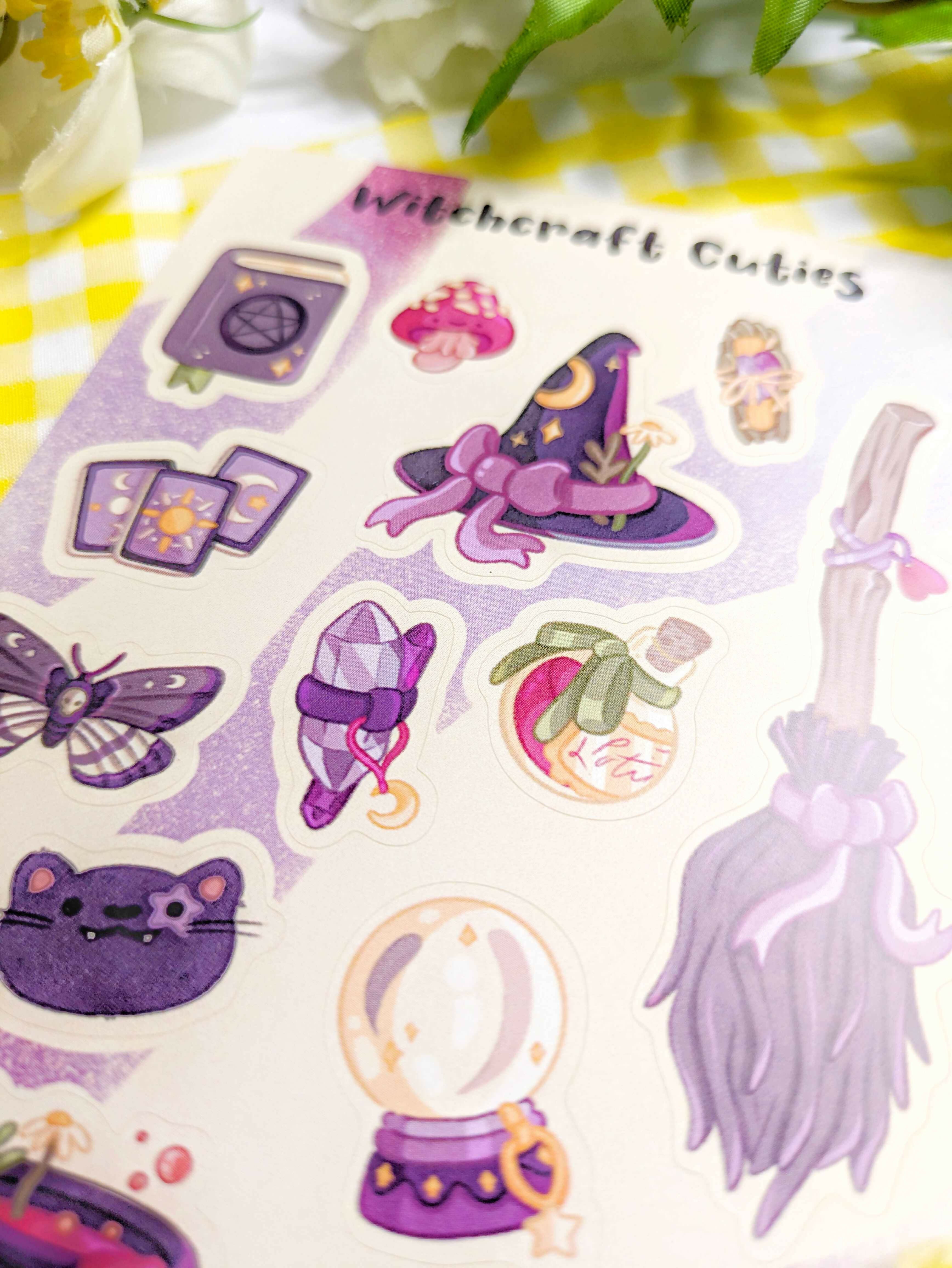 Witchcraft Cuties - A6 Sticker Sheet