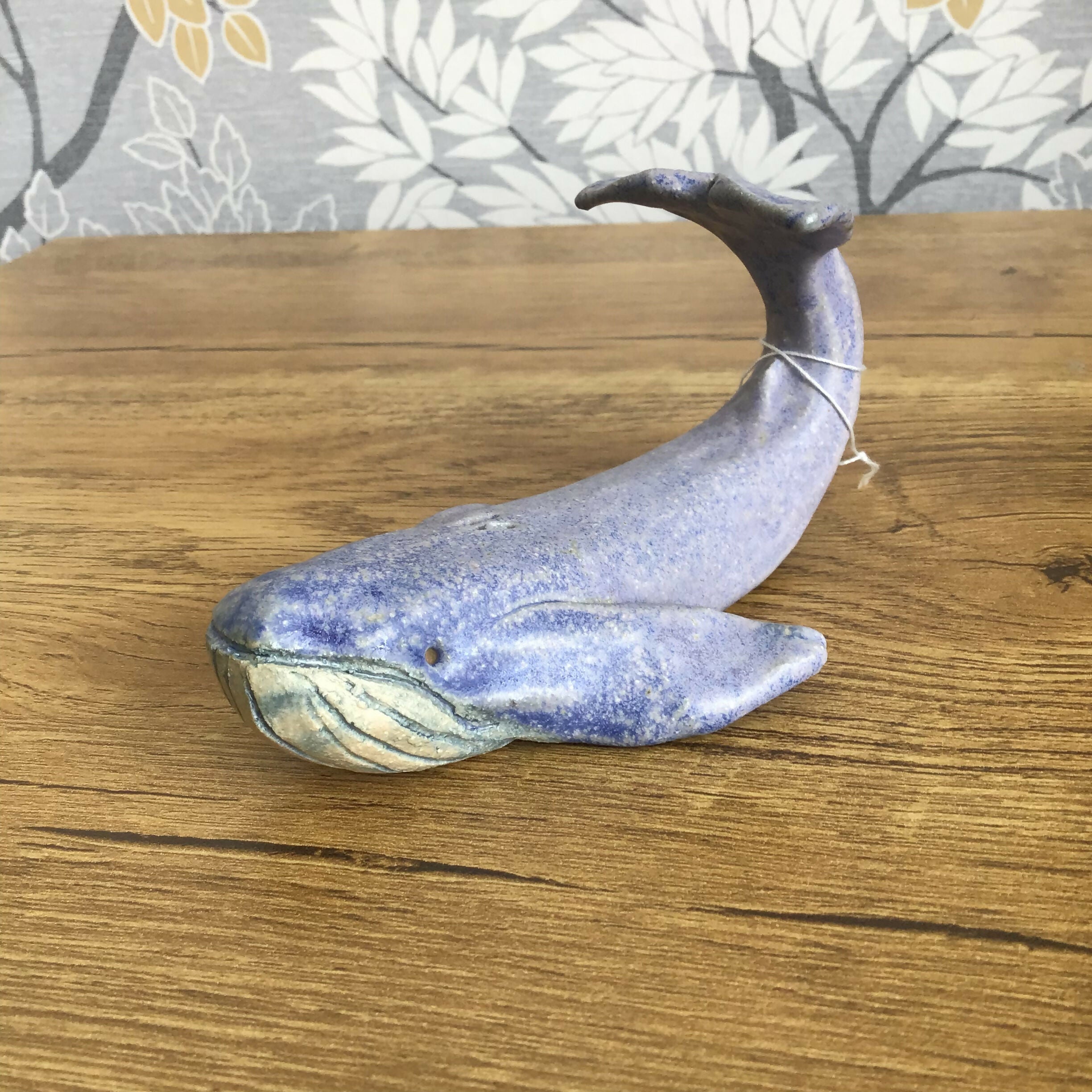 Purple/ Blue Ceramic Whale