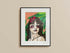 Tropical Portrait Illustration Print A4