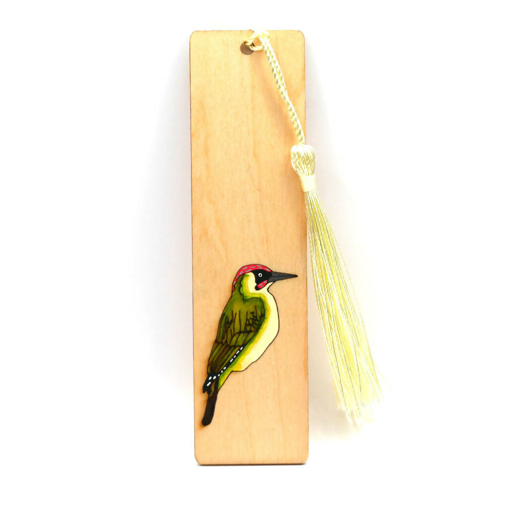 Green Woodpecker Bookmark