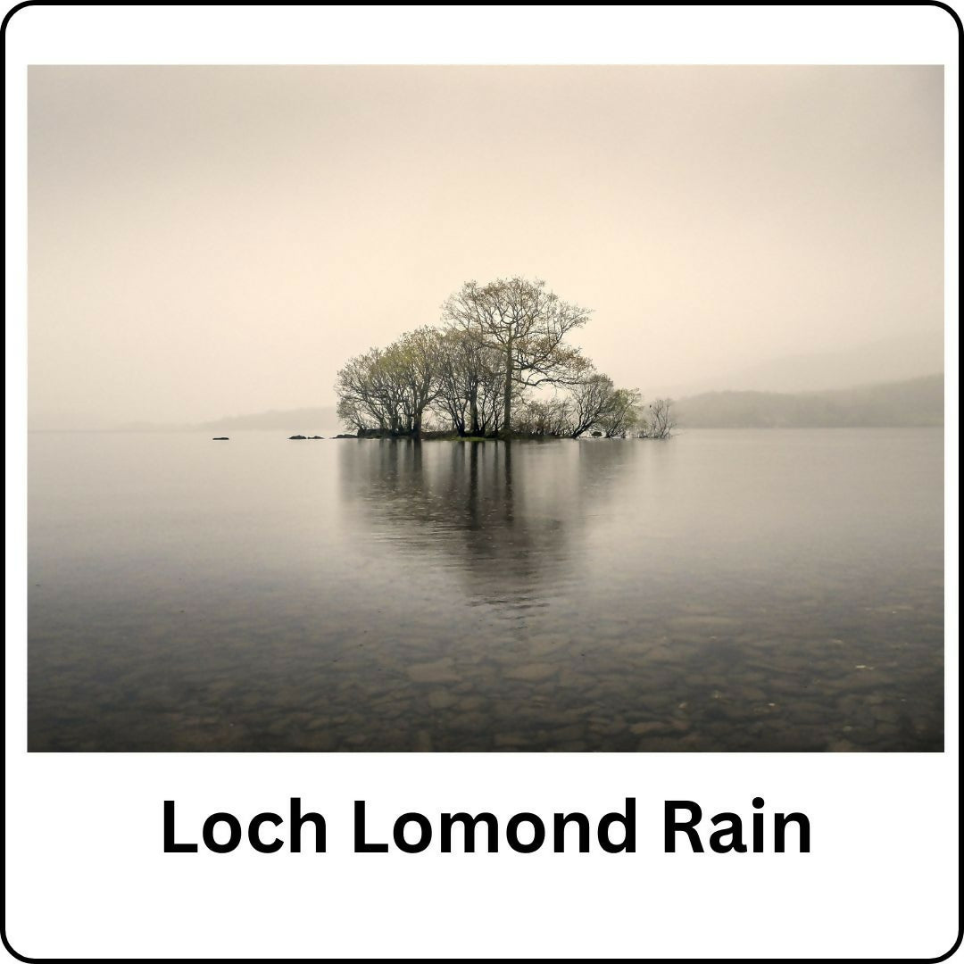 Loch Lomond Rain - Print in 40cm x 30cm Mount