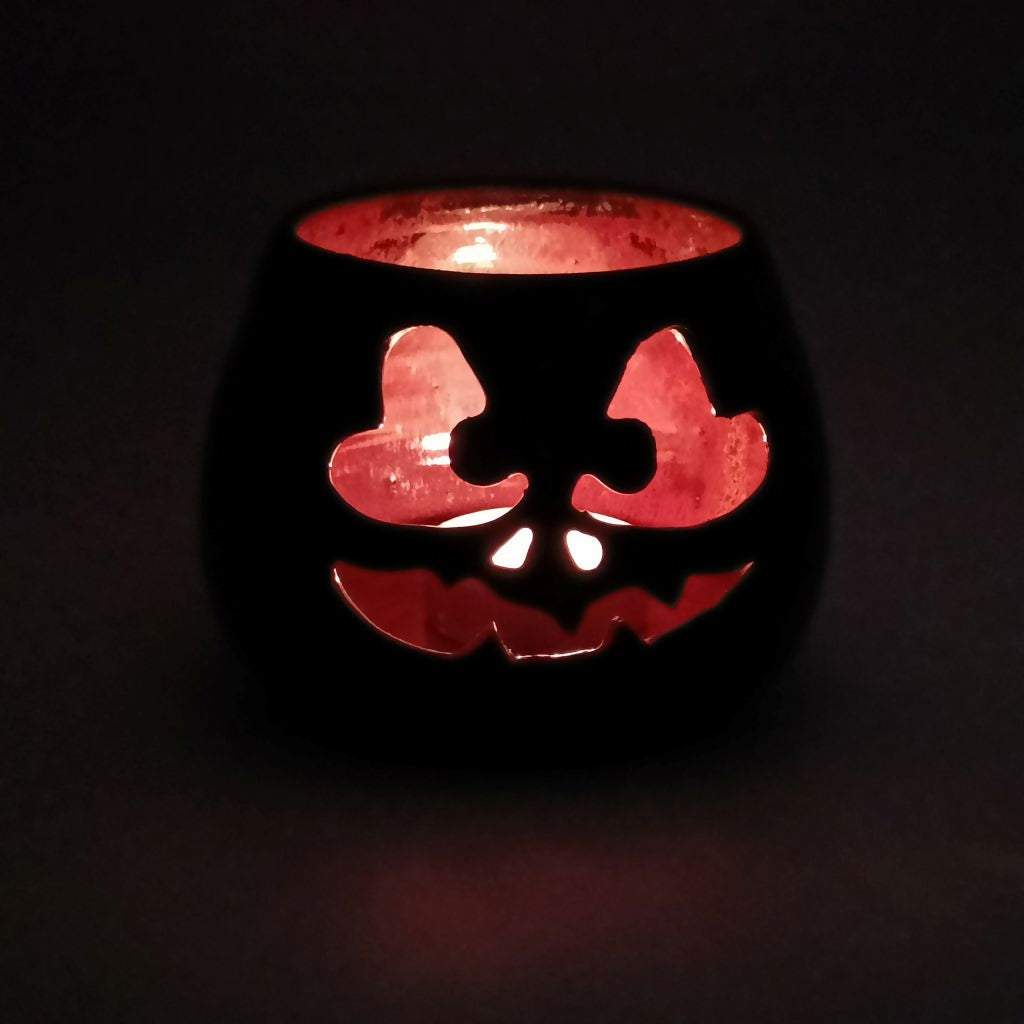 Ceramic Pumpkin Tea Light Holder