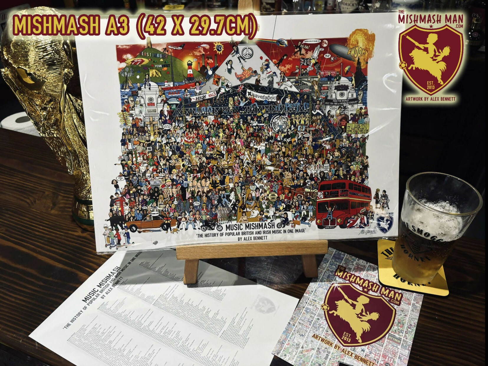 Music Mishmash - The History of British & Irish Music in One Image