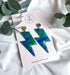 Ocean Dream Collection Polymer Clay Earrings Lightening Bolts