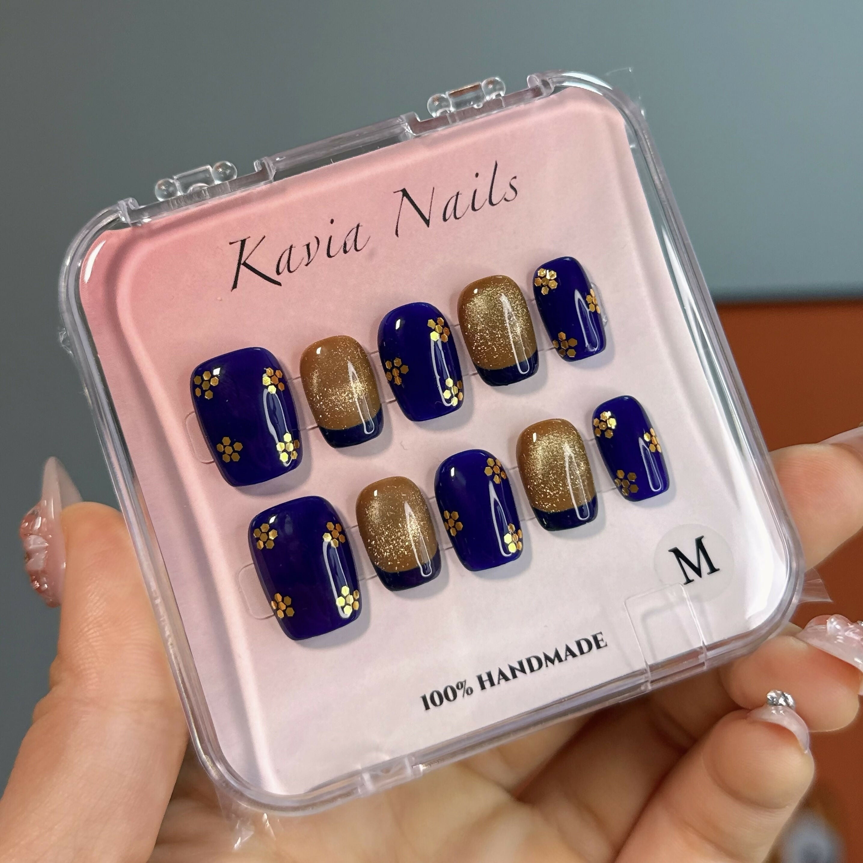 Gold Dust Handmade press-on nails