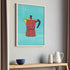 Moka Pot Art Print – Retro Kitchen Wall Art
