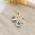 Blue China No. 10 - Handmade Polymer Clay Earrings