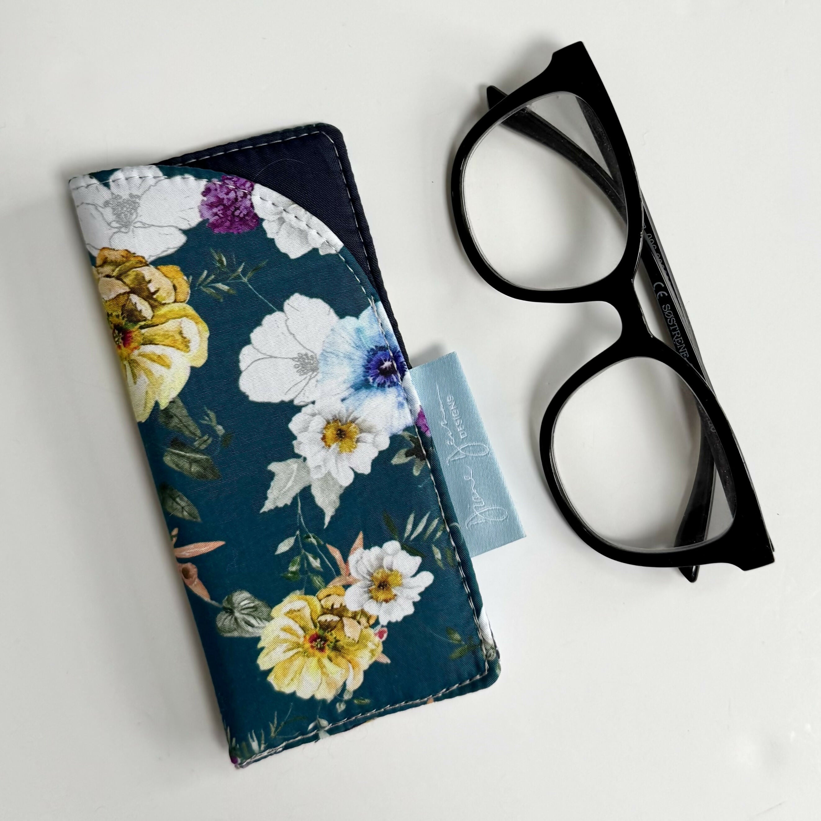 Slip In Glasses Case - Bright Floral