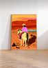 Cowgirl Art Print
