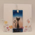 Fused Glass Cat Card