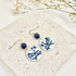 Blue China No. 2 - Handmade Polymer Clay Earrings