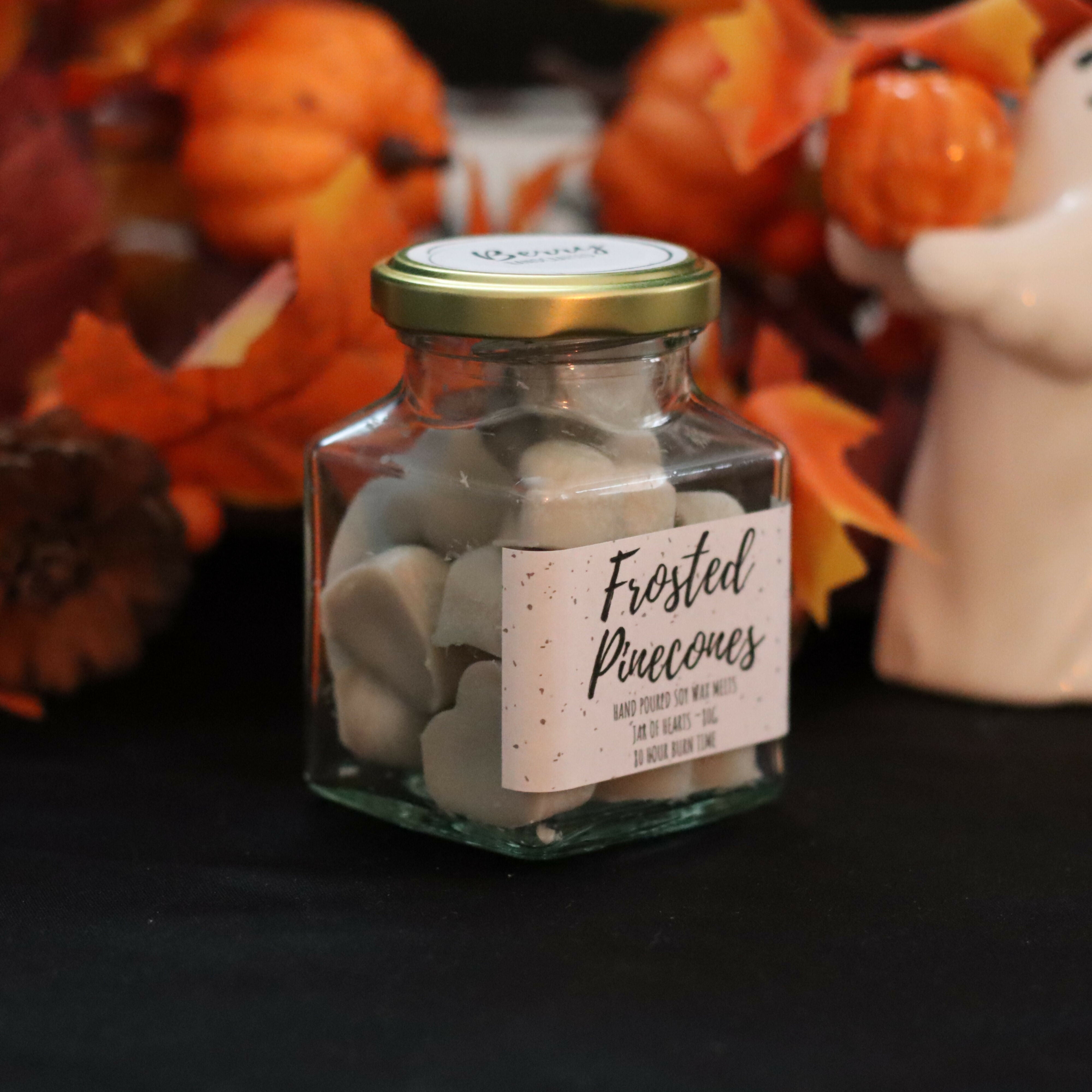 Hand Poured Soy Wax Melts - Frosted Pinecones