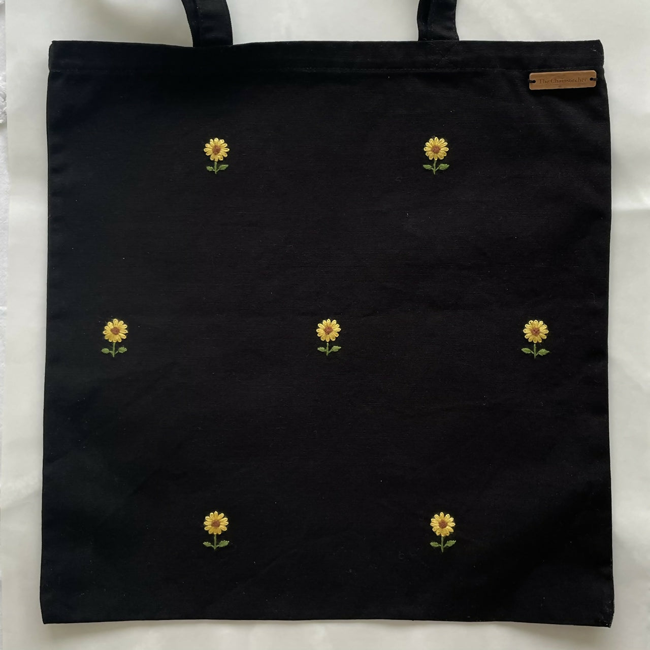 Black Sunflower Tote