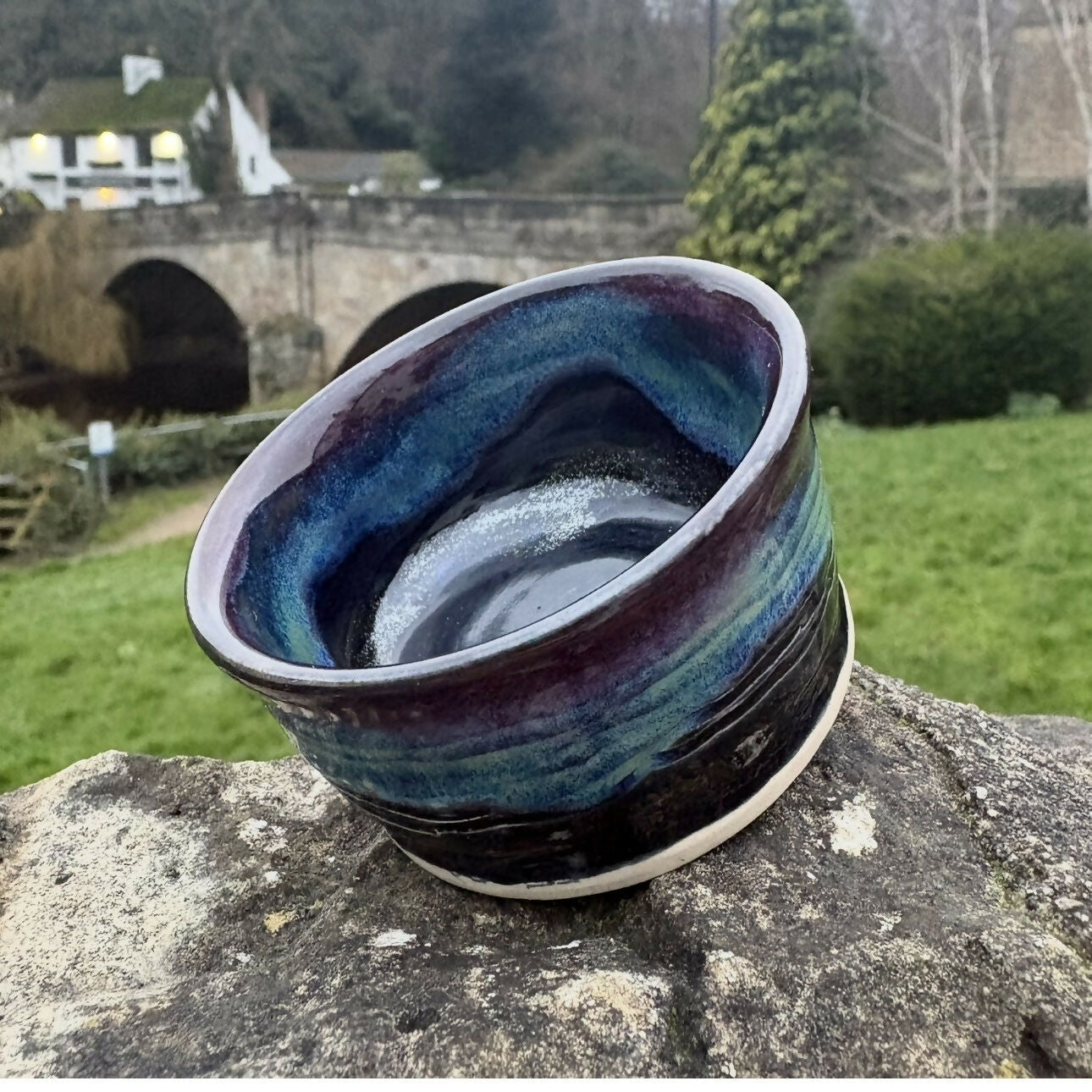 Northern Stripes Tea Light Holder