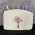 Blossom Tree Hand Embroidered Pouch