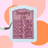 Chip Spice Shopping List Sticker- Standard Shine