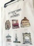 Hull Attractions of the Avenues Tea Towel