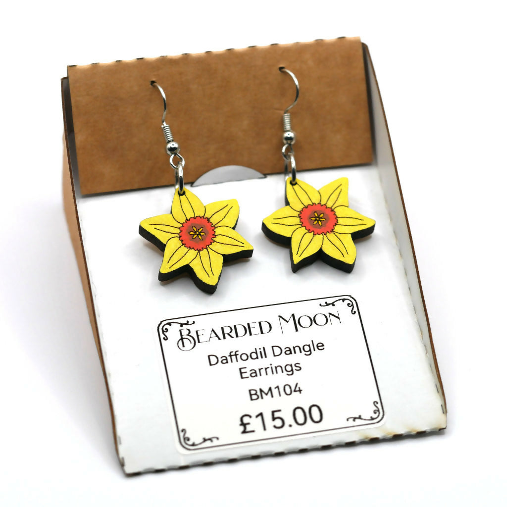 Daffodil Dangle Earrings