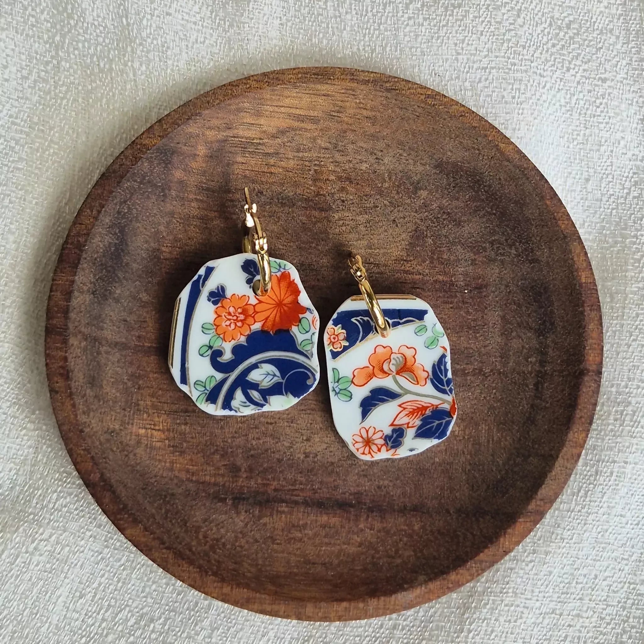 Recycled Ceramic Earring