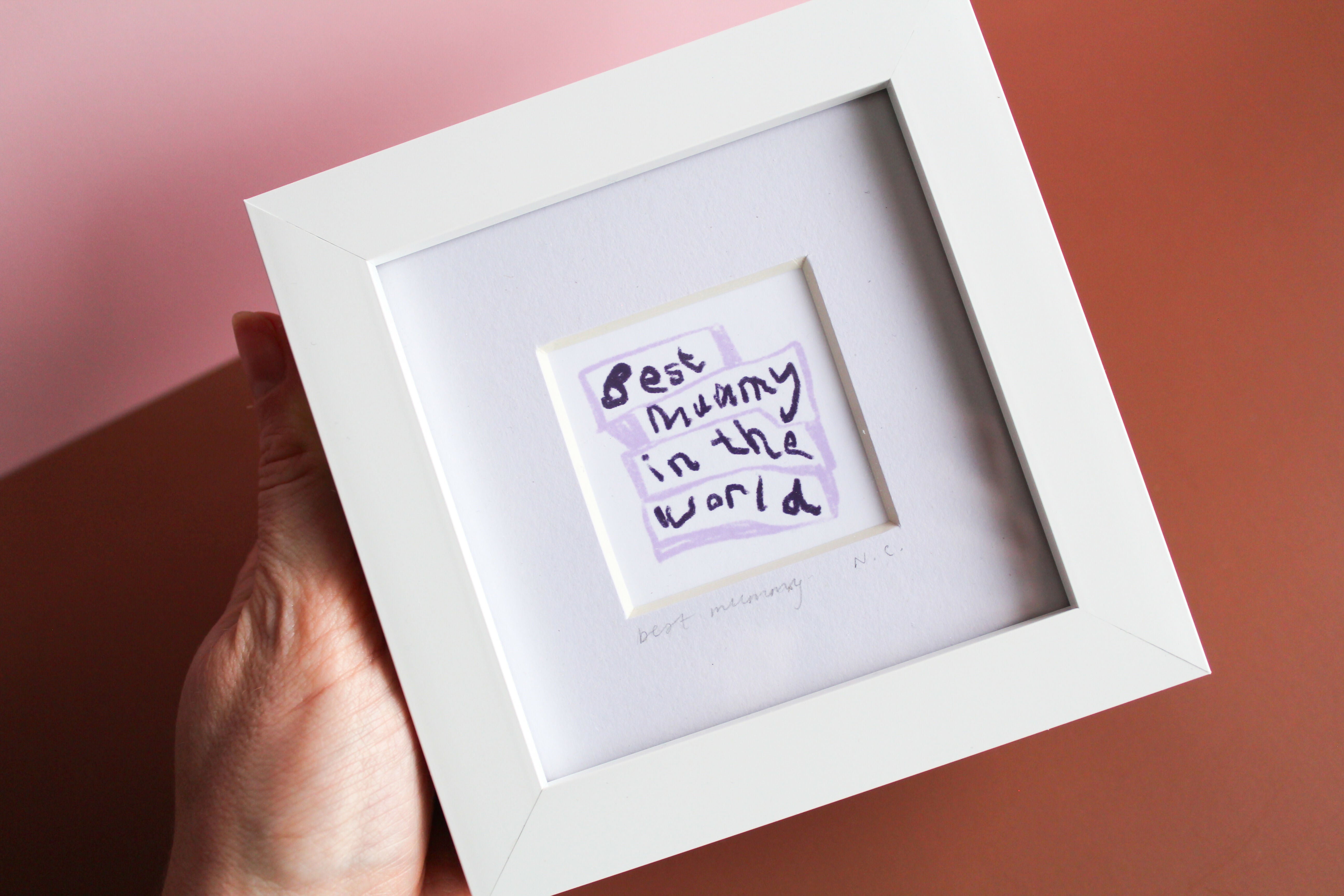 Best Mummy In The World Mini Print