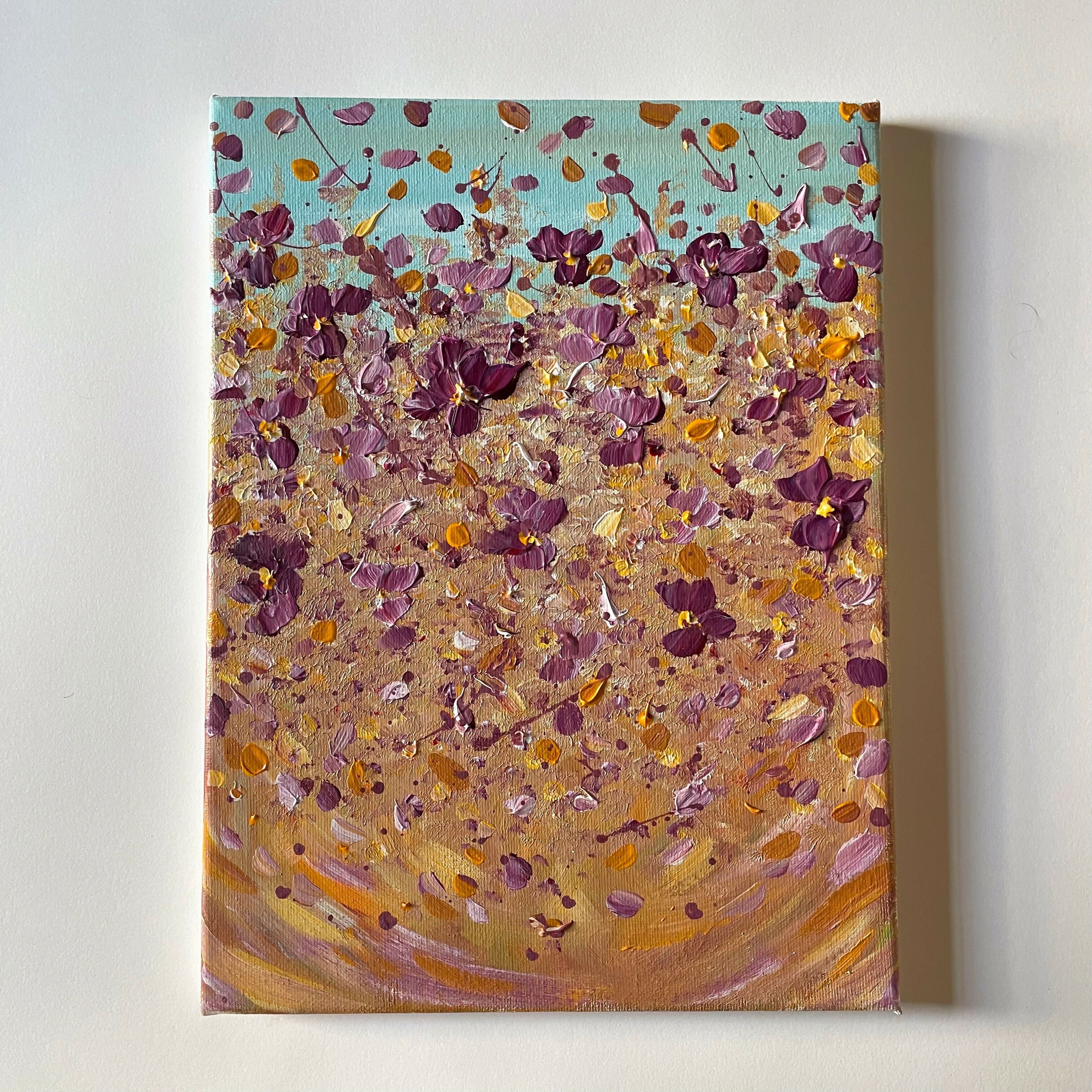 Harvest Meadow- Original Acrylic Painting