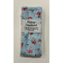 Blue Posy Floral Makeup Spa Headband with Adjustable Velcro Strap