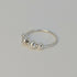 ‘Orbit’ Sterling Silver Polished Bead Fidget Ring
