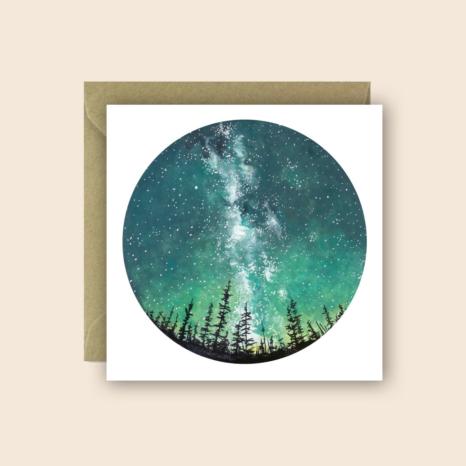 Forest Sky Greetings Card